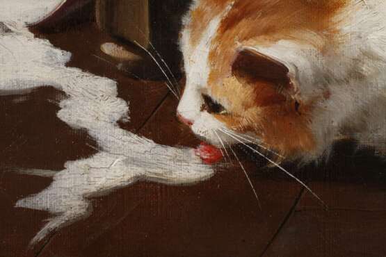 Alfred Arthur Brunel de Neuville, Spielende Katzen - Foto 4