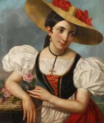 Damenportrait Кэролайн Desaint 1830