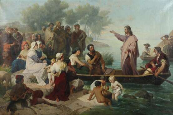Joseph Himmel, Jesus predigt am See Genezareth - фото 1