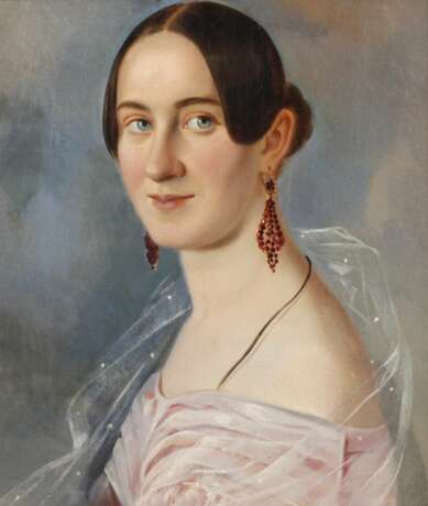 Damenportrait Biedermeier - photo 1