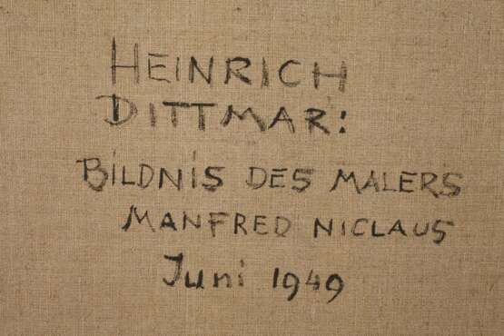 Heinrich Dittmar, Der Maler Manfred Niclaus - photo 4