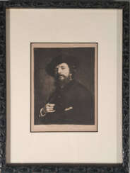 Theodor AMAN (1831-1891). AutoportraitEau-forte13 …