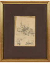 Karl GIRARDET (1813-1871).
Vaches devant l'entr…