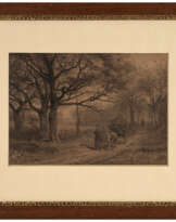 Louis NOIROT (1820-1902).
La charrette de fagot…