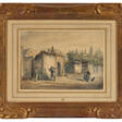 Louis J.B. MOULLIN (1817-1876).
Rue animée à Ba… - Now at the auction