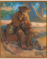 Louis FORTUNEY (1875-1951).
Vieil homme à la bo…