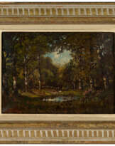 Camille MAGNUS (1850-?).
Mare en forêt
Huile…