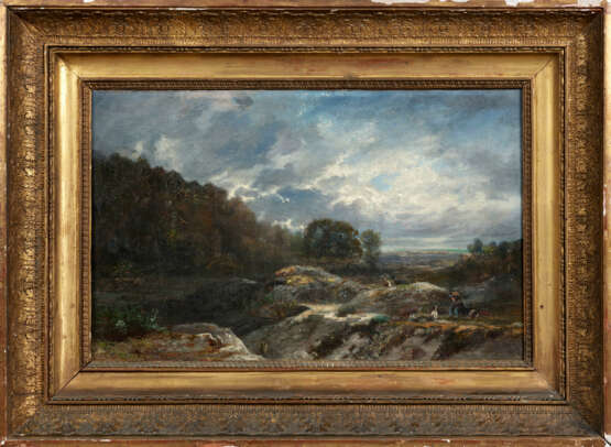 Théodore ROUSSEAU (1812-1867).
Paysage des Land… - photo 1