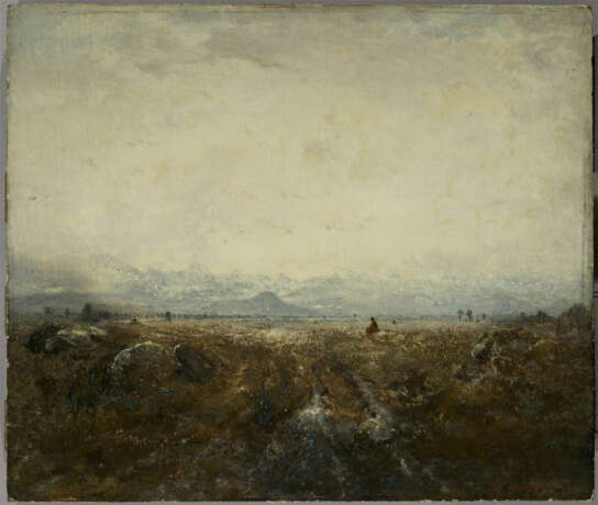 Théodore ROUSSEAU (1812-1867).
Paysage des Land… - photo 2