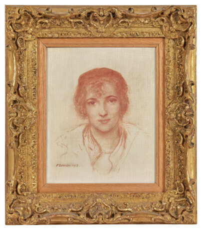 Fernand CORMON (1845-1924).
Portrait de femme, … - photo 1