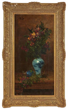 Alfred ROUBY (1849-1909).
Vase et fleurs sur un… - photo 1