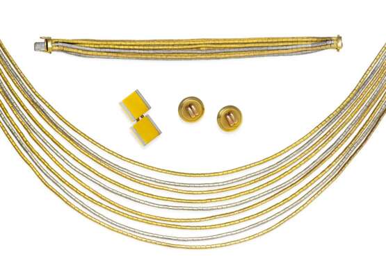 Gold-Set: Collier und Armband. - фото 1