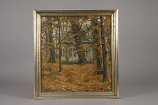 Alfred Thomas, Pavillon im Herbstwald - Foto 2