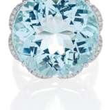 Aquamarin-Diamant-Ring. - photo 1