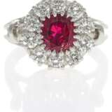 Rubin-Diamant-Ring. - photo 1