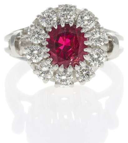 Rubin-Diamant-Ring. - photo 1