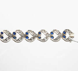 Diamant-Saphir-Bracelet