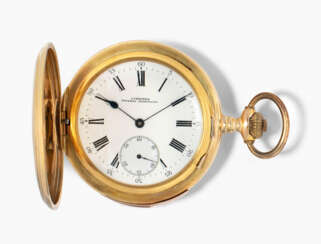 Longines, Gold-Savonette mit Minutenrepetition, um 1900