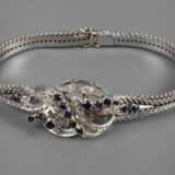Armband mit Saphiren und Diamanten - Foto 1