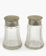 Silverware. Two shakers