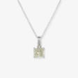 A pendant necklace decorated with a diamond in the currently trendy fancy light brown - Maintenant aux enchères