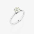 A classic solitaire ring decorated with a brilliant-cut diamond in natural fancy light yellow - Now at the auction