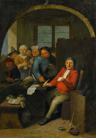Dusart, Cornelis. Beim Geldwechsler. - Foto 1