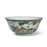A FAMILLE ROSE BOWL WITH GILT INSCRIPTION - фото 3