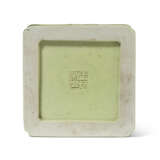 A LIME-GREEN-ENAMELED MOLDED SQUARE BRUSH WASHER - photo 6