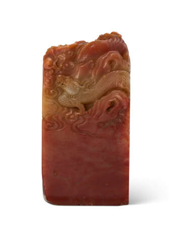 A SHOUSHAN SEAL CARVED WITH DRAGONS - photo 5