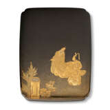 A MOKO-SHAPE LACQUER WRITING BOX (SUZURI-BAKO) - photo 1