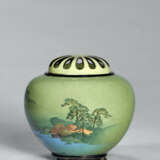 A CLOISONNÉ ENAMEL INCENSE BURNER - photo 2