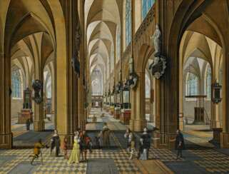 Neeffs d.J., Peeter. Im Inneren der Liebfrauenkirche in Antwerpen.