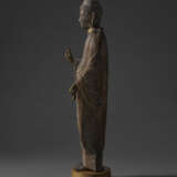 A CARVED WOOD SCULPTURE OF AMITABHA (AMIDA NYORAI) - Foto 5