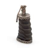 Schnupftabak-Flasche mit Silbermontierung um 1900. - Foto 4