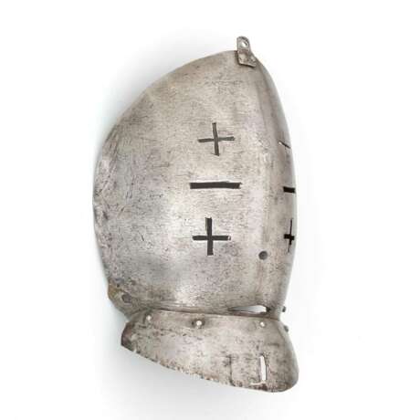 Vorschnallbart mit Maskenvisier für knechtische Sturmhauben, deutsch oder Norditalien um 1540. - photo 2