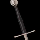 Zweihandschwert mit Damastklinge von Manfred Sachse im Stil um 1475. - Foto 4