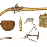 Miquelet-Steinschlosspistole mit Zubehör, Albanien - Balkan um 1820. - Foto 1
