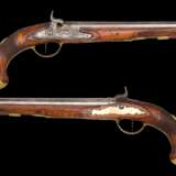 Perkussionspistole von Johann Chr. Kuchenreuter Steinweg/Regensburg um 1818. - photo 3