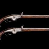 Ein Paar Radschlosspistolen mit innenliegender Mechanik für Offiziere um 1840. - photo 3