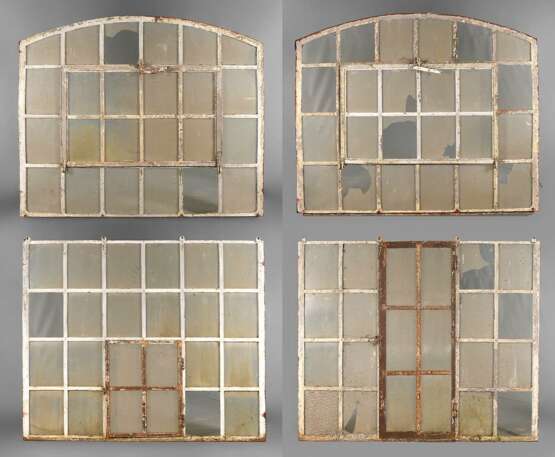 Paar Industriefenster Eisenguss - photo 1