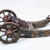 Geschützmörser mit Holzlafette, deutsch oder Niederlande um 1700. - photo 3