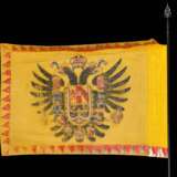 Österreich-Ungarn, Große Regimentsfahne um 1900. - Foto 2