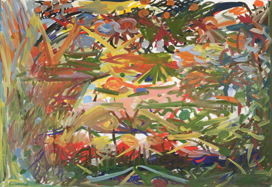 "Совиный крик" Papier Gouache Expressionnisme abstrait Peinture de paysage Russie 2024 - photo 1