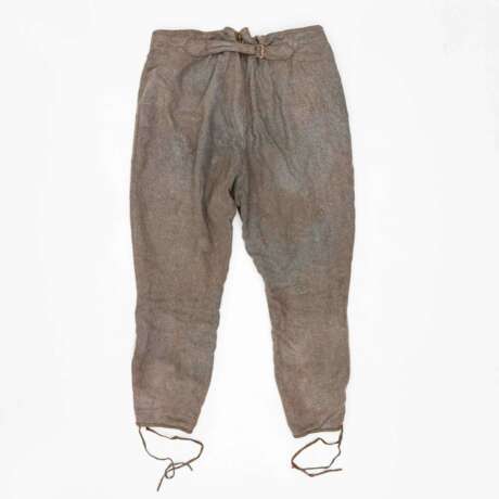 Weltkrieg, Feldgraue Mannschaftshose. - photo 4