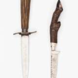Weltkrieg, Grabendolch mit EK-Auflage und ein Grabenmesser. - photo 4