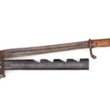Weltkrieg, Seitengewehr 98/05 mit Umänderung zum Splitter. - фото 1