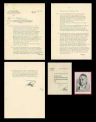 Schriftstück Gauleiter Josef Bürckel mit Autograf.