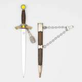Luftwaffe, Fliegerdolch M 35 mit Scheide, Portepee und Kette. - photo 1
