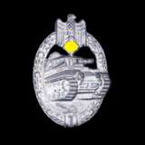 Panzerkampf-Abzeichen in Silber. - Foto 1